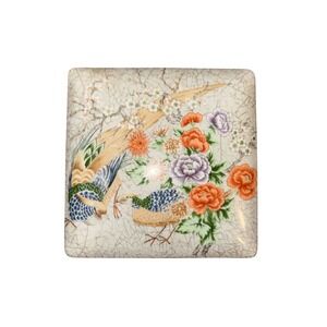 Shafford Trinket Box Unisex OS Cream Good Fleurs de Chine Pheasant Floral Japan
